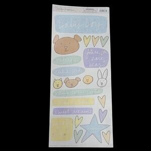 VTG 2000s‎ Sandra Magsamen Baby Boy Stickers Scrapbooking Creative Imaginations